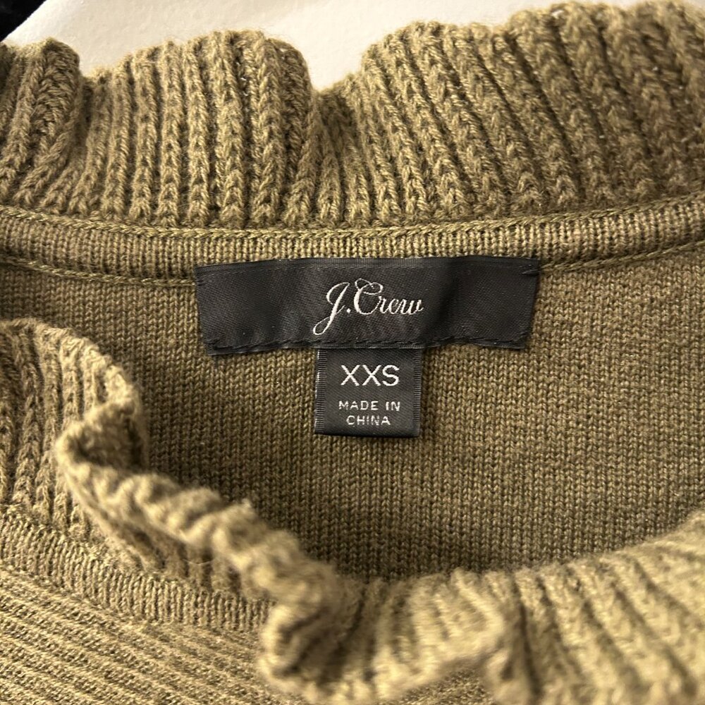 J. Crew Ruffleneck sweater - Picture 3 of 3